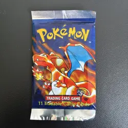 Pokemon Base Set 1st Edition Booster Pack Wizards of the Coast 11 Cards - Image 1