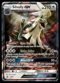 Pokemon Cards Silvally GX - SM91 Sun & Moon Promo Holo Promo NM - Image 1