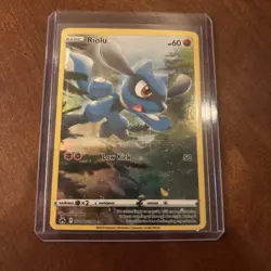 Riolu GG26/GG70 Crown Zenith Galarian Gallery Full Art Holo Pokemon Card - Image 1