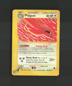 Pidgeot 59/165 Expedition Reverse Holo Rare Pokemon Card DMG - Image 1