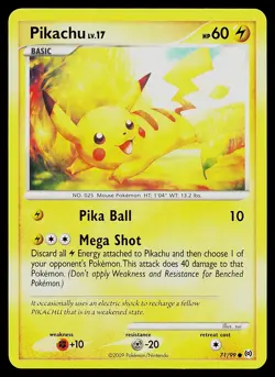 Pokemon Card - Pikachu Arceus 71/99 Common - Image 1