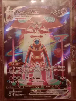 Pokemon Deoxys VMAX GG45/GG70 Crown Zenith Galarian Gallery Full Art Near Mint - Image 2