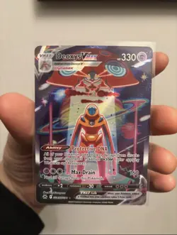 Deoxys Vmax GG45/GG70 Pokemon Card Crown Zenith Please see photos for condition - Image 1