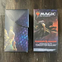 *Opened* Magic: The Gathering Adventures in the Forgotten Realms Prerelease Pack - Image 1