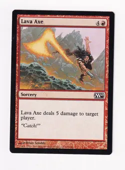 2009 MTG MAGIC THE GATHERING M10 LAVA AXE - Image 1