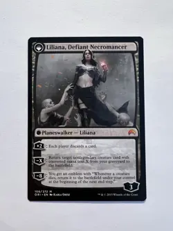 Liliana, Heretical Healer / Liliana, Defiant Necromancer - MTG Magic Origins- NM - Image 2