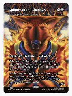 Splinter of the Shadows Ashcoat of the Shadow Swarm Teenage Mutant Ninja Turtles - Image 1