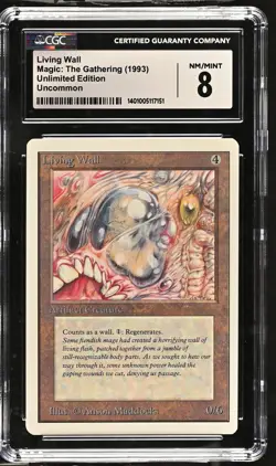 LIVING WALL Unlimited U CGC 8 MTG [Nostalgium] - Image 1