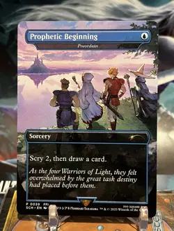 MTG | Prophetic Beginning - Preordain [FINAL FANTASY Promo] NF - Image 1