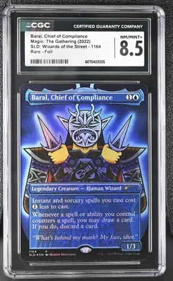 BARAL, CHIEF OF COMPLIANCE Secret Lair Foil Rare CGC 8.5 MTG EDH [Nostalgium] - Image 1