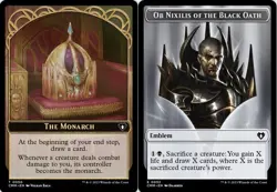 MTG-1x-Near Mint, English-The Monarch (0050) // Emblem - Ob Nixilis of the Black - Image 1