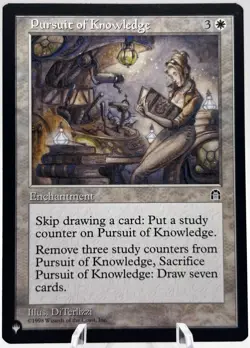 Pursuit of Knowledge The List Stronghold MTG LP - Image 1