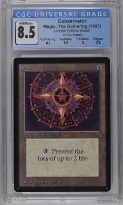 CONSERVATOR Beta U CGC 8.5 MTG [Nostalgium] - Image 1