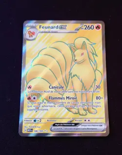 Carte Pokemon 🔴 Feunard Ex 186/165 🟣 Ecarlate Et Violet 151 🇲🇫 Neuf - Image 1