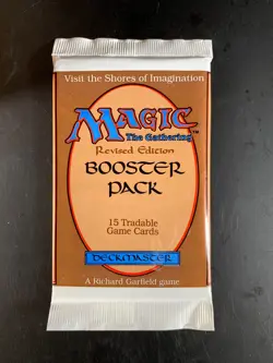 MTG - 1 Revised Booster Pack FROM SEALED BOX - Magic the Gathering Factory 1994 - Image 4