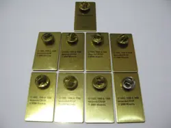 Lot 9 Pins Badge Pokemon Trading Card game League Indigo Kanto 2000 Wizards WOTC - Image 2