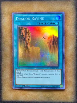 Yugioh Dragon Ravine MYFI-EN056 Super Rare 1st Ed LP - Image 1