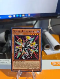 Yugioh! MP Rokket Recharger - SDRR-EN003 - Common - 1st Edition Moderately Playe - Image 1