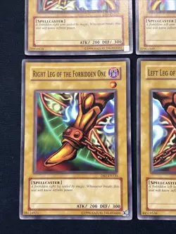Yugioh Lot of 4 The Forbidden One DB1-135-137 Right/Left Arm & Right/Left Leg - Image 4
