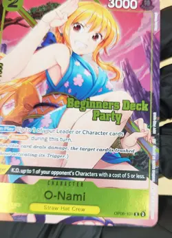 Promo Textured Beginners Deck - OP06-101 O-Nami - One Piece Card Game - OP TCG - Image 3