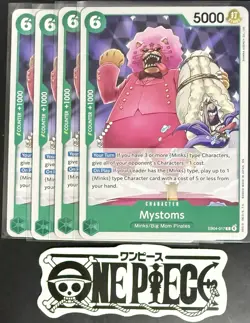 4x One Piece EB04-017 C Mystoms - ENG - Regular - Play Set - TCG - NM/M - Image 1