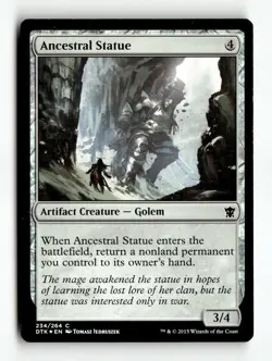 MTG | Ancestral Statue | DTK | Foil | Moderately Played | English - Image 1