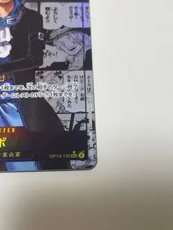 ONE PIECE Card Sabo OP13-120 SEC Manga Alt Art Carrying on His Will Japanese - Image 5