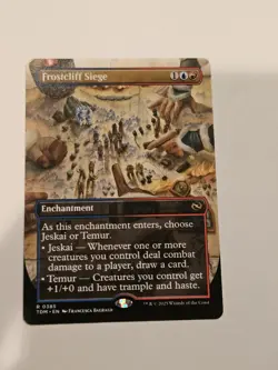 MTG - Frostcliff Siege (Borderless) - Tarkir Dragonstorm NM/M Condition - Image 1