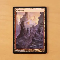 MTG Mountain (Set Unknown) Hand Painted Elite Alters - Magic: the Gathering - Image 1