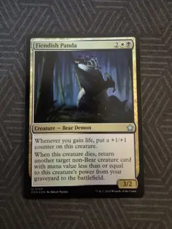 mtg fiendish panda foil foundations - Image 1