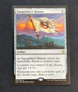 Vanquisher's Banner Ixalan Artifact Rare MTG Card 251/279 2017 - Image 1