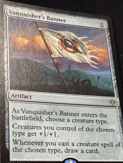 Vanquisher's Banner Ixalan Artifact Rare MTG Card 251/279 2017 - Image 2