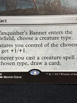 Vanquisher's Banner Ixalan Artifact Rare MTG Card 251/279 2017 - Image 3