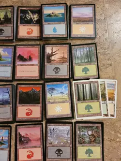 MTG Magic The Gathering Vintage Basic Land Lot: Odyssey, Urza, Ice Age + Most NM - Image 4