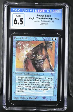 POWER LEAK Alpha C CGC 6.5 MTG [Nostalgium] - Image 1