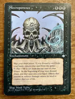MTG Ice Age Edition, Necropotence! 1995 Vintage Magic! - Image 1