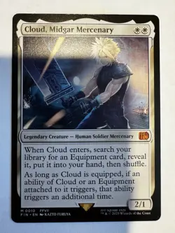 Magic The Gathering - Cloud, Midgard Mercenary - Near Mint - Non Foil 0010 - Image 1
