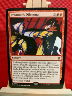Prisoner's Dilemma - Commander: Murders at Karlov Manor - Rare - NM - MTG - Image 1