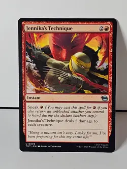 MTG Jennika’s Technique #93 TMNT Teenage Mutant Ninja Turtles 2026 Red Instant - Image 1