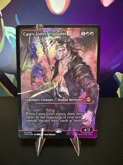 Casey Jones, Vigilante (TMT 0286) (Showcase) (MR) NM, Magic The Gathering - Image 1