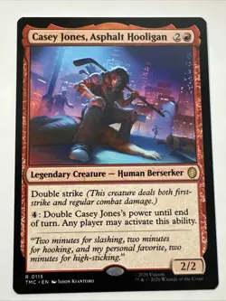 Casey Jones, Asphalt Hooligan, Teenage Mutant Ninja Turtles MTG - Image 1