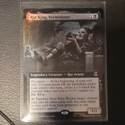 MTG TMNT Rat King, Verminister Extended Art Foil R 0266 - Image 1