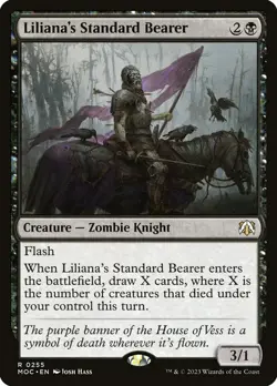 MTG Liliana's Standard Bearer ** March of the Machine Commander ** English (NM) - Image 1