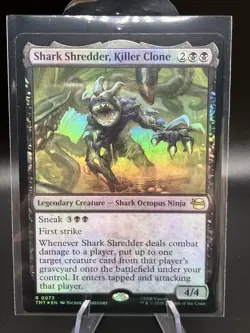 Shark Shredder, Killer Clone (Foil) - 0073 TMT Teenage Mutant Ninja Turtles MTG - Image 1
