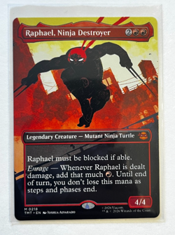 MTG – TMNT – Raphael, Ninja Destroyer Borderless – Rare 0218 - Image 1