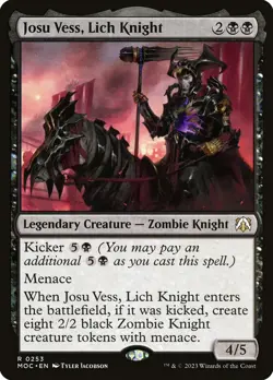 MTG Josu Vess, Lich Knight ** March of the Machine Commander ** English (NM) - Image 1