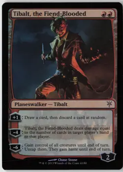 Tibalt, the Fiend-Blooded (41) - Foil - Duel Decks: Sorin vs. Tibalt (DDK) - NM - Image 1