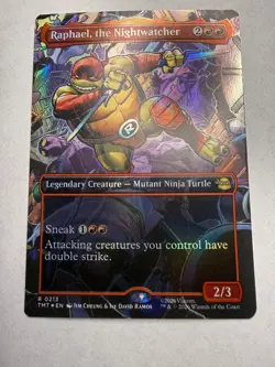 Raphael, the Nightwatcher (Borderless) Teenage Mutant Ninja Turtles Foil - Image 1