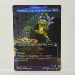 Donatello Way with Machines Borderless Foil #197 MTG Teenage Mutant Ninja Turtle - Image 1