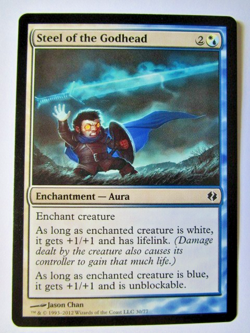 MTG Steel of The Godhead Duel Decks Light Play!! - Image 1